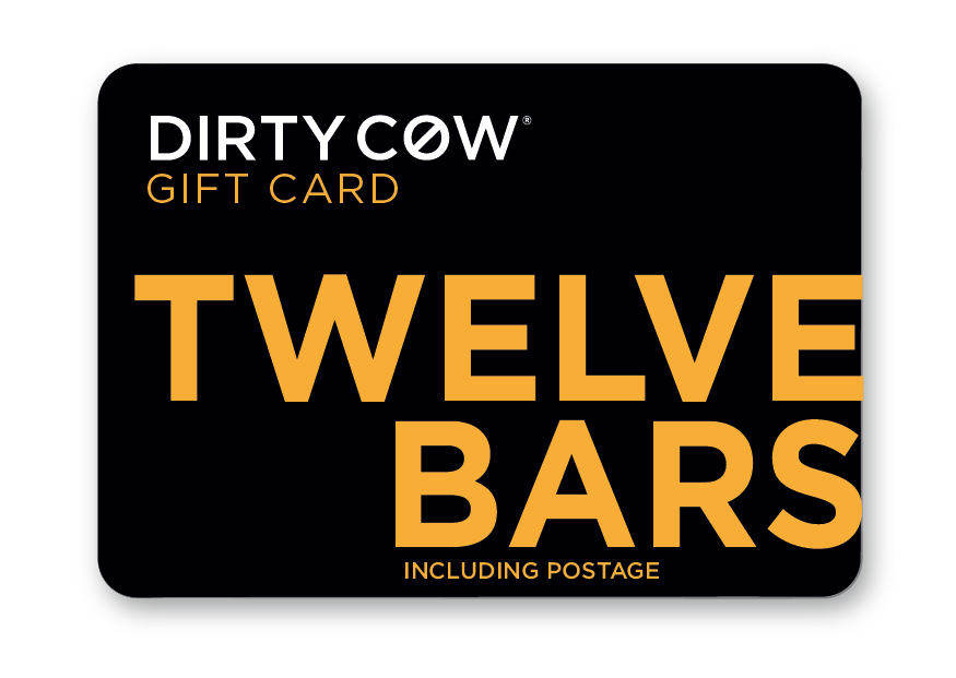 GIFT CARD | 12 BARS - DIRTY COW CHOCOLATE